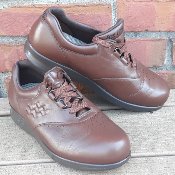 SAS Women's Free Time Walking Shoes - Size 7 1/2 W Comfort Genuine Leather Shoes - Picture 3 of 12
